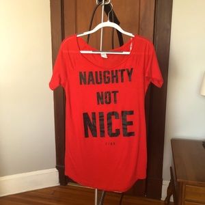 Red Victoria’s Secret Sleep Shirt